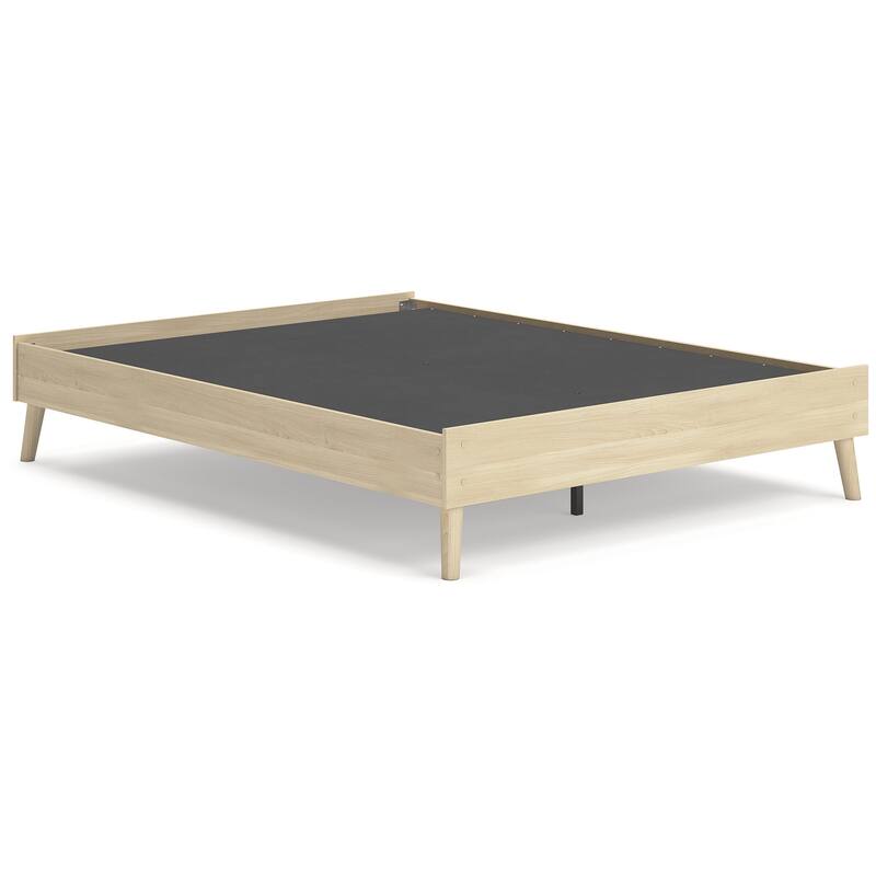 Signature Design by Ashley Cabinella Beige Platform Panel Bed
