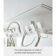 preview thumbnail 6 of 6, Yamazaki Home Under-Desk Cable Organizer, Steel - L 4.1 x W 13.4 x H 4.7 inches