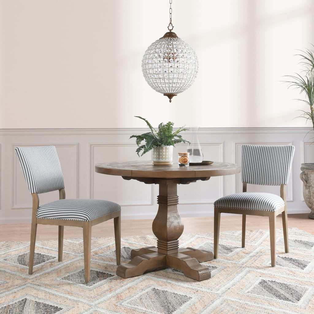 Kasey 42" Dining Table in Weathered Brown by Kosas Home