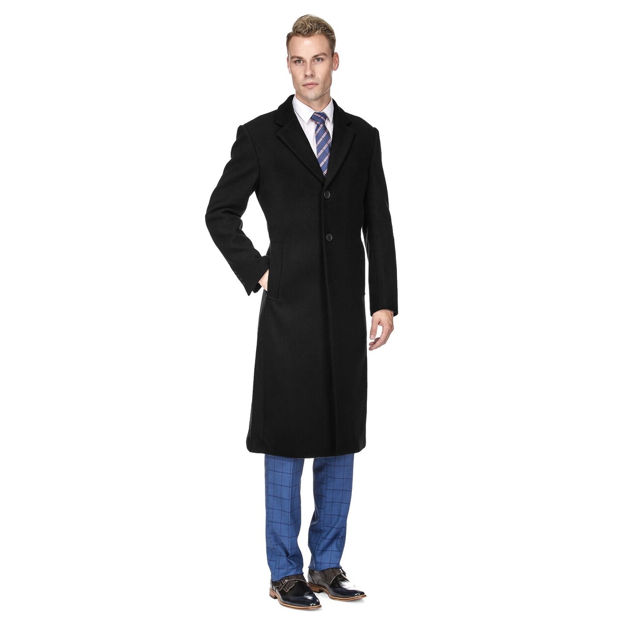 braveman double breasted wool coat
