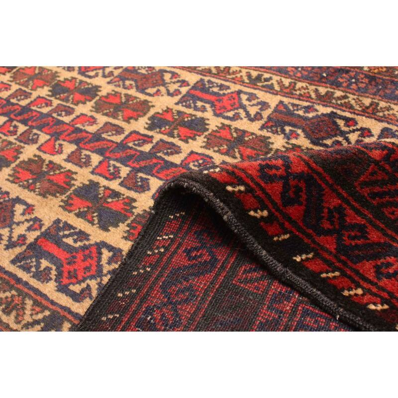 ECARPETGALLERY Hand-knotted Teimani Tan Wool Rug - 2'10 x 4'9