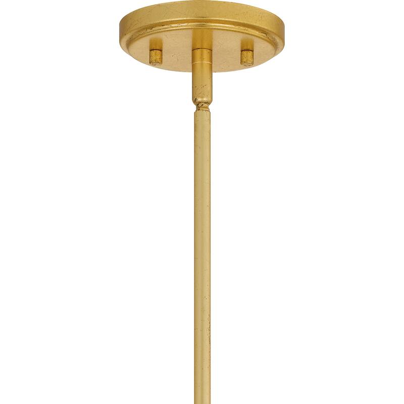 Maple 6-Light Gold Leaf Chandelier