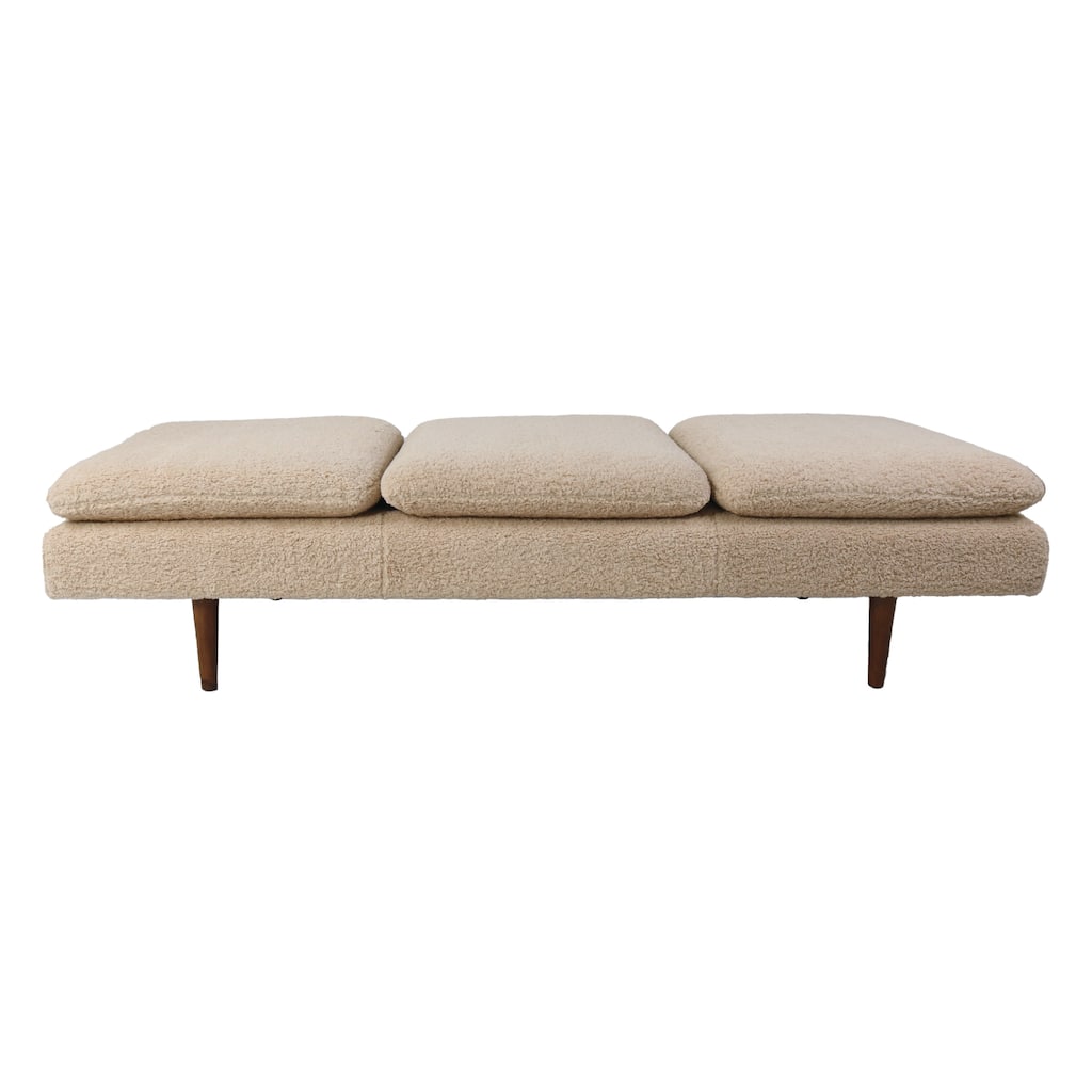 Fabric Shag Upholstered Daybed