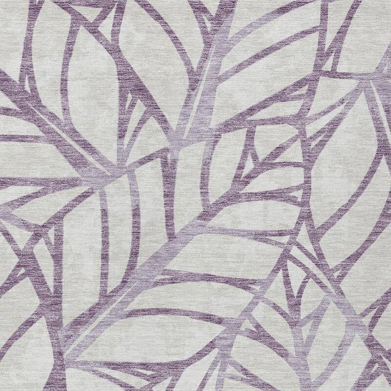 HomeRoots Floral Transitional Rectangle Outdoor Rug