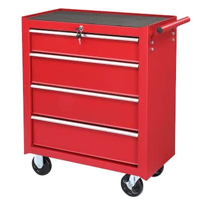 4-Drawer Tool Chest in Red