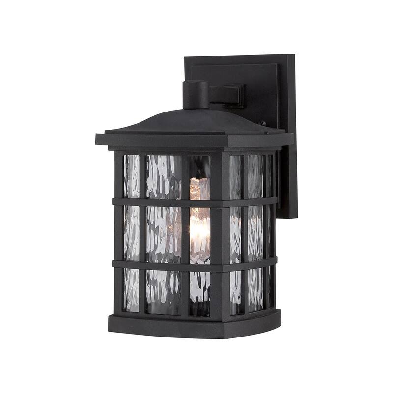 Aun 1-light Small Wall Lantern by Havenside Home - Black - Wall Lanterns