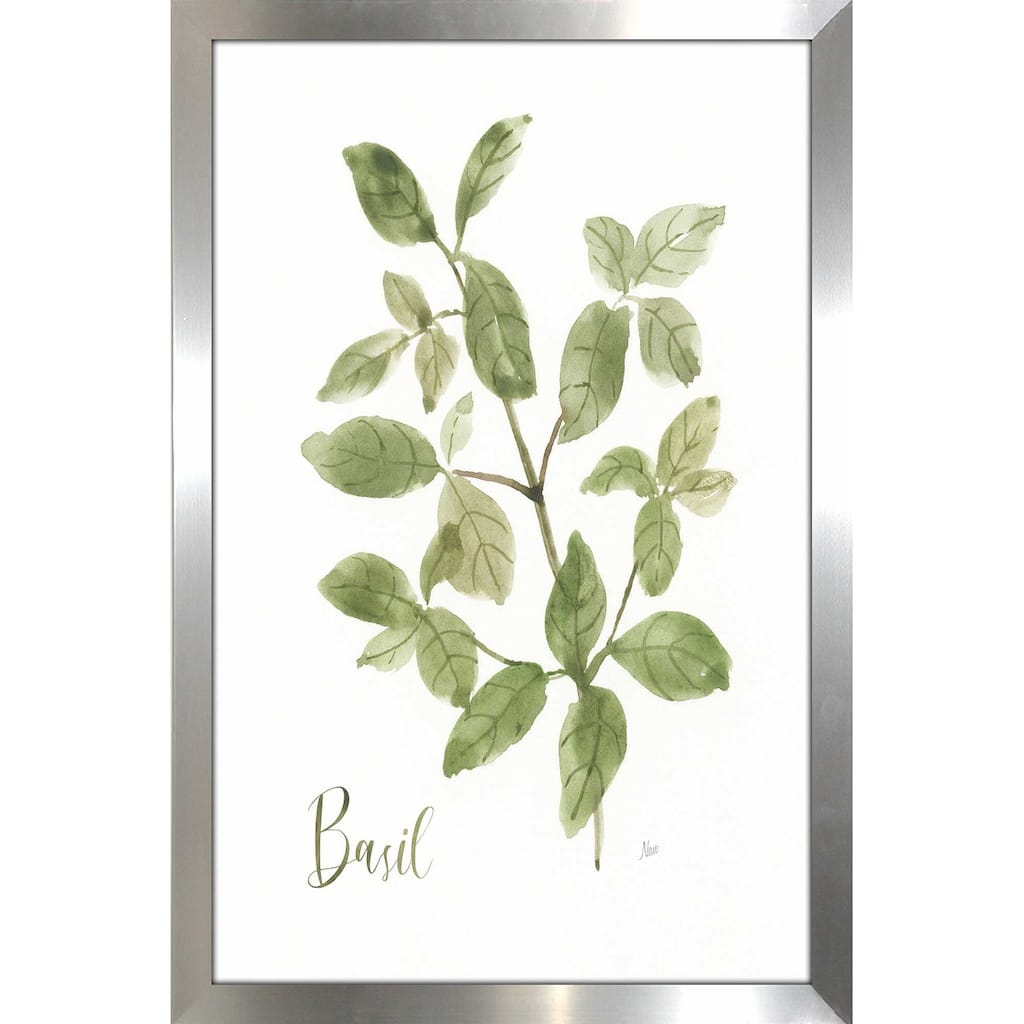 "Herb Basil" by Nan Print on Acrylic