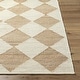 preview thumbnail 6 of 19, Wilfredo Transitional Checkered Jute Area Rug