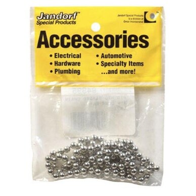 Jandorf 94995 Bead Chain, 36" Length, Nickel Plated Brass