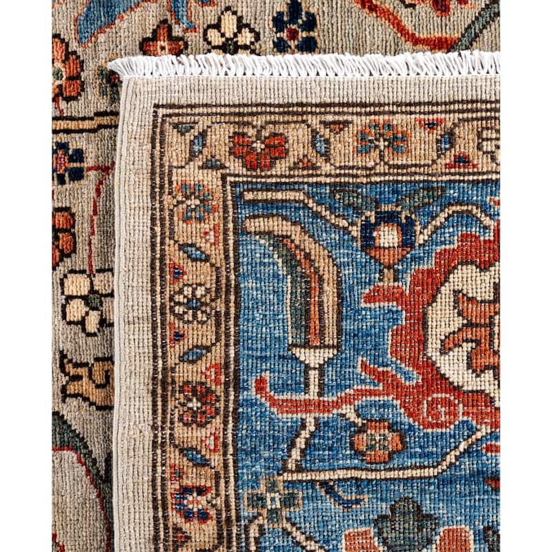 Serapi One-of-a-Kind Hand-Knotted Area Rug - Gray - 8' 3" x 9' 9"