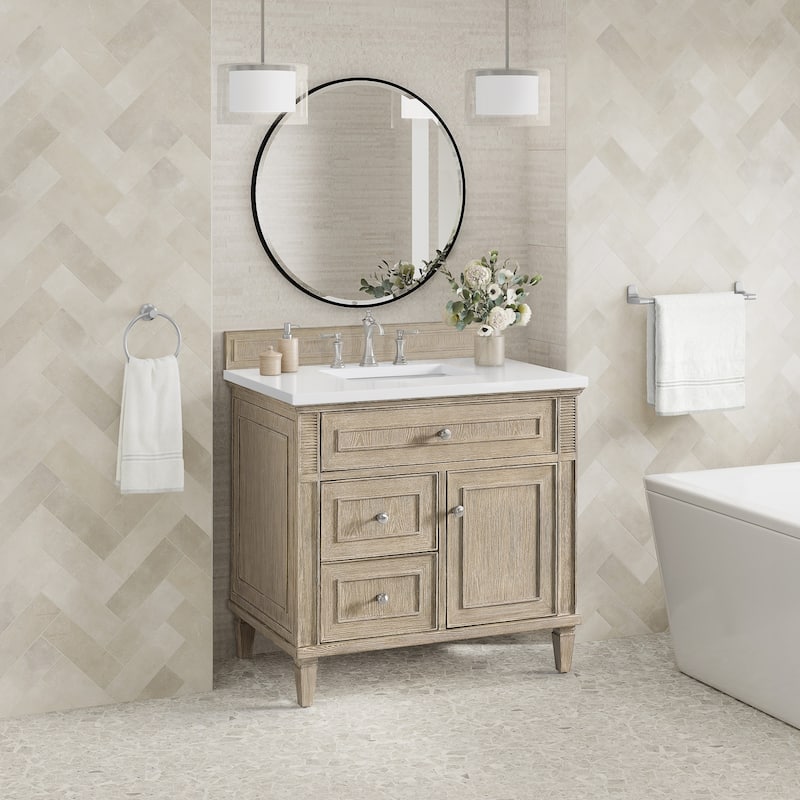 James Martin Vanities 424-V36-3WZ Lorelai 36" Single Basin Wood Vanity