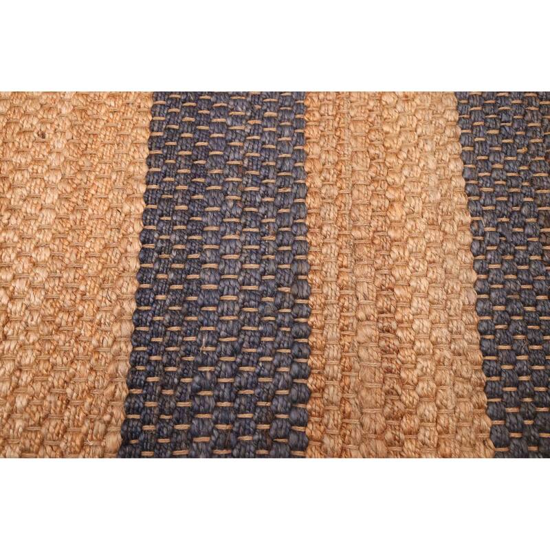 ECARPETGALLERY Flat-Weave Palas Denizli Tan Jute Rug - 5'6 x 7'8