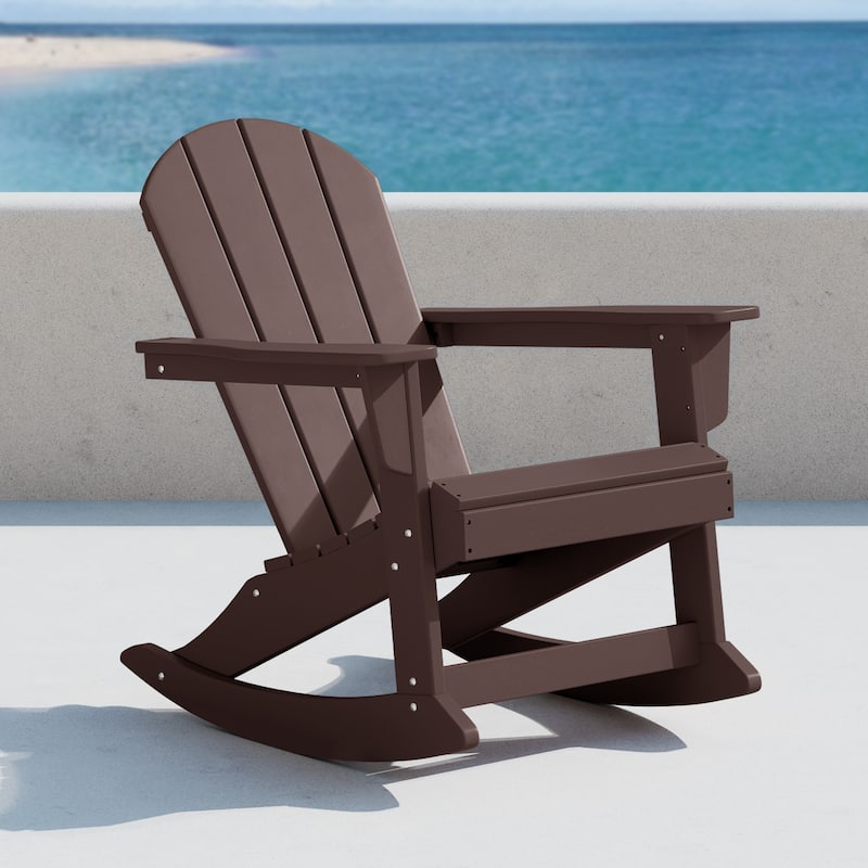 Polytrends Laguna Hdpe All Weather Outdoor Patio Rocking Chair