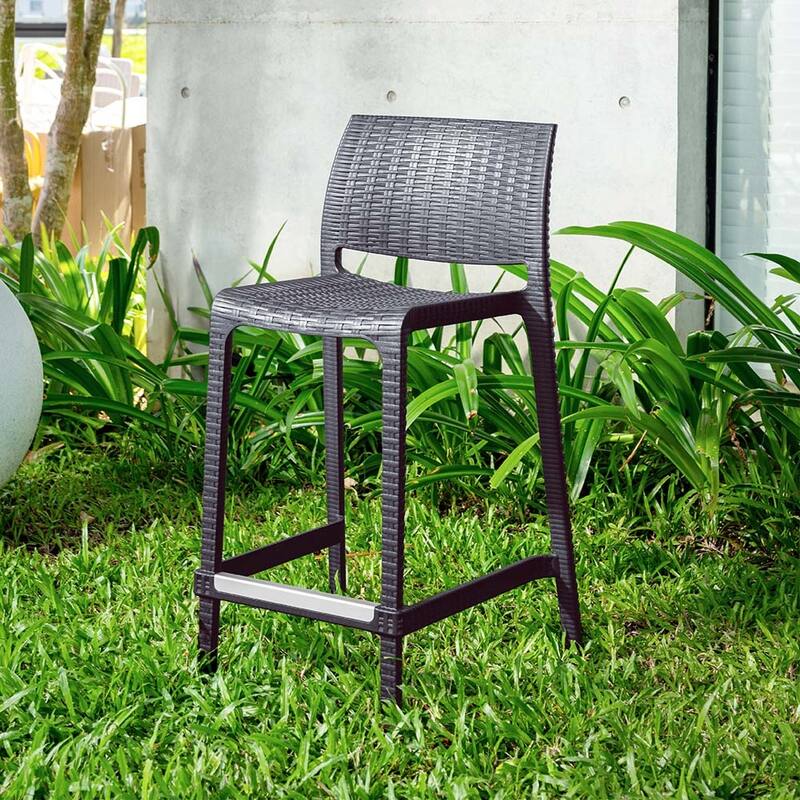 Rue Resin Stackable Counter Stools, Set of 2