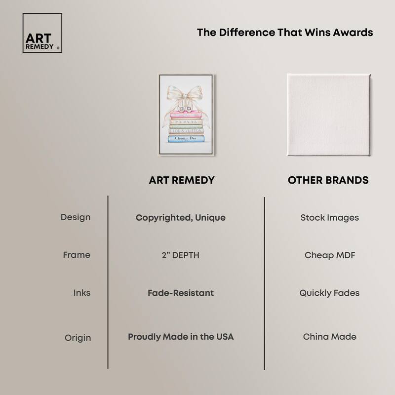 Heel and Luxury Books I Canvas by Art Remedy