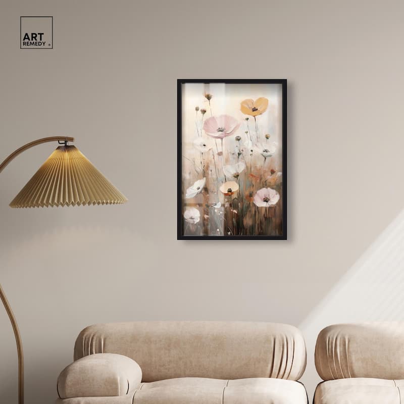 Delicate Flowers in Bloom Shadowbox by Art Remedy