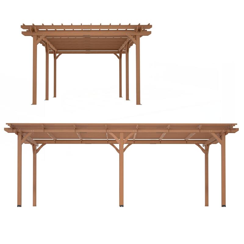 Wooden Grape Pergola for Climbing Plant Support for Garden