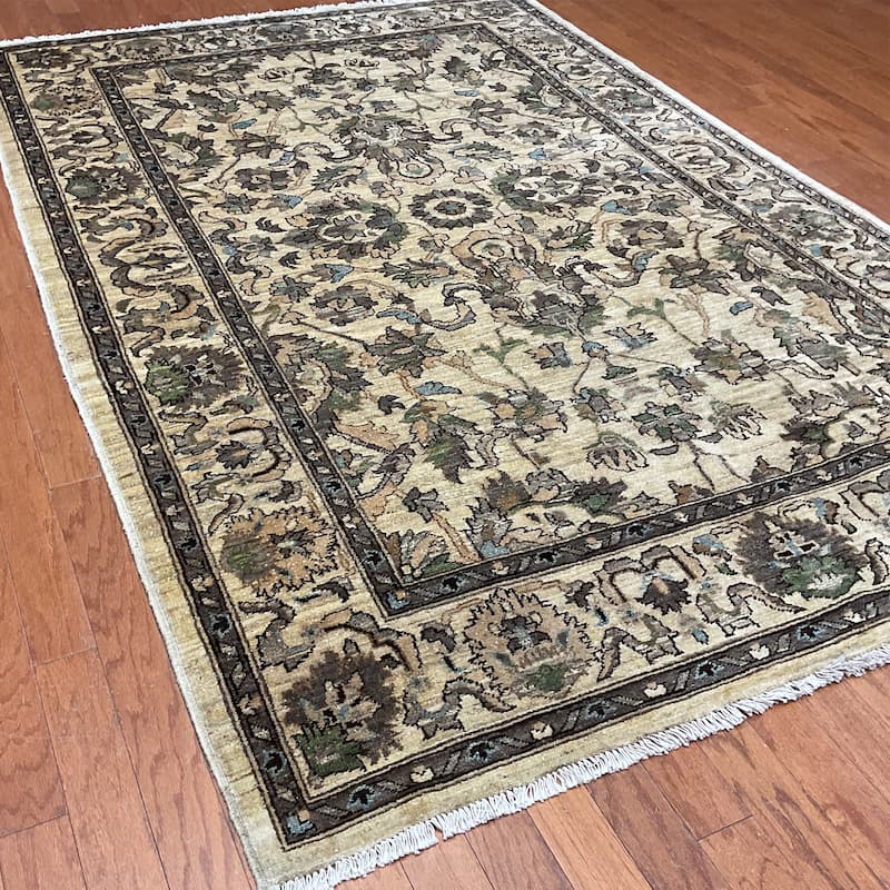 HERAT ORIENTAL Handmade Oushak Wool Rug - 5'7" x 8'4"
