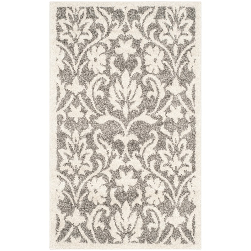 SAFAVIEH Amherst Velizara Modern Rug - 2'6" x 4' - Dark Grey/Beige