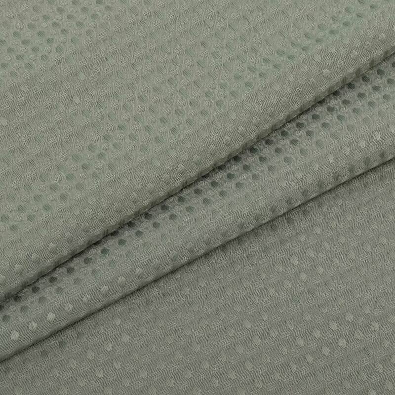 Waffle Weave Shower Curtain with Snap-in Liner 12 Hooks Included
