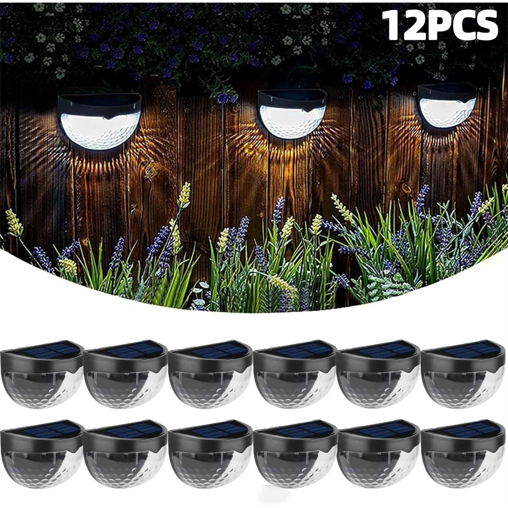 Multi-Purpose Solar Light Set (12-Pack) - Overstock - 43859381