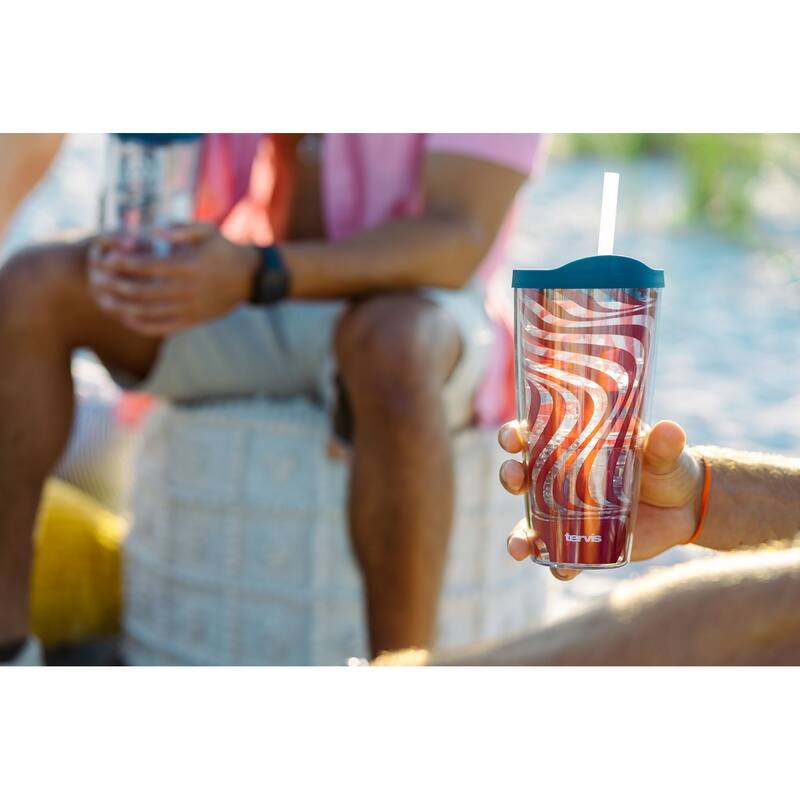 Tervis Americana Gallantly Streaming Made in USA Double Walled Insulated Travel Tumbler, Classic