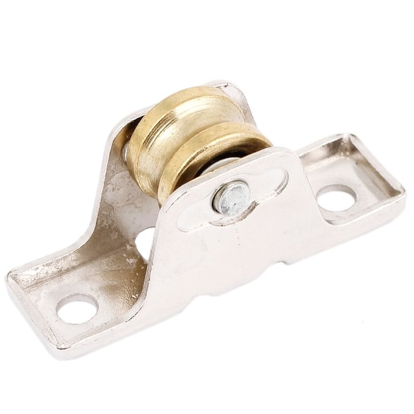 Shop Unique Bargains 0 6 Wheel Two Tone Metal Sliding Door Roller