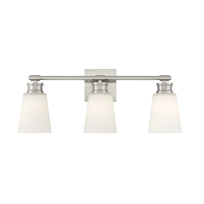 Meridian M80055 3 Light 23" Wide Bathroom Vanity Light - Brushed Nickel