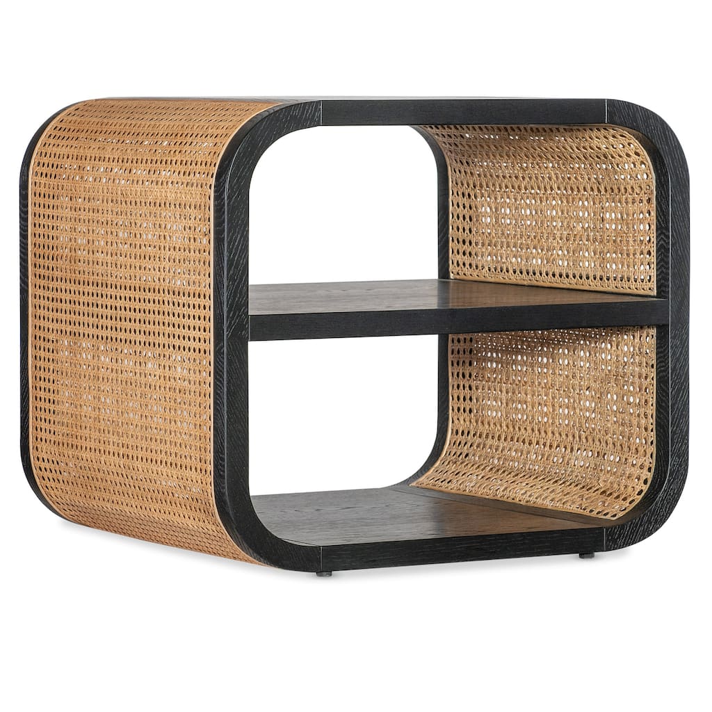 Hooker Furniture M34-80113-99 Cain 26" Wide Oak, Rattan End Table