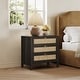 preview thumbnail 35 of 37, Set of 2 Farmhouse Style Nightstands with 3 Drawers