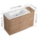 preview thumbnail 30 of 87, BNK 36"/40"/48"/52"/60"/64"/84"/92" Bathroom Vanity With Sink, Freestanding Bathroom Vanity with Doors and Adjustable Shelf