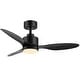 preview thumbnail 106 of 127, 52"/42" Black/Gold LED Ceiling Fan with Lights Remote(3-Blade)