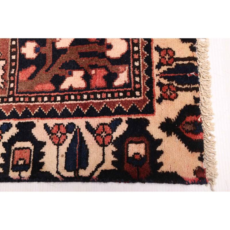 ECARPETGALLERY Hand-knotted Kayseri Vintage Dark Red Wool Rug - 4'10 x 9'8