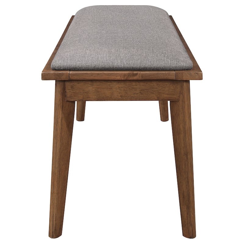 Everett Natural Walnut Rectangular Dining Table Set