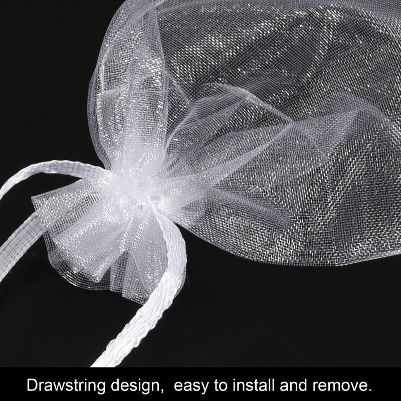 Fruit Protection Bags Nylon Fruit Netting Cover Bags 50 Pack