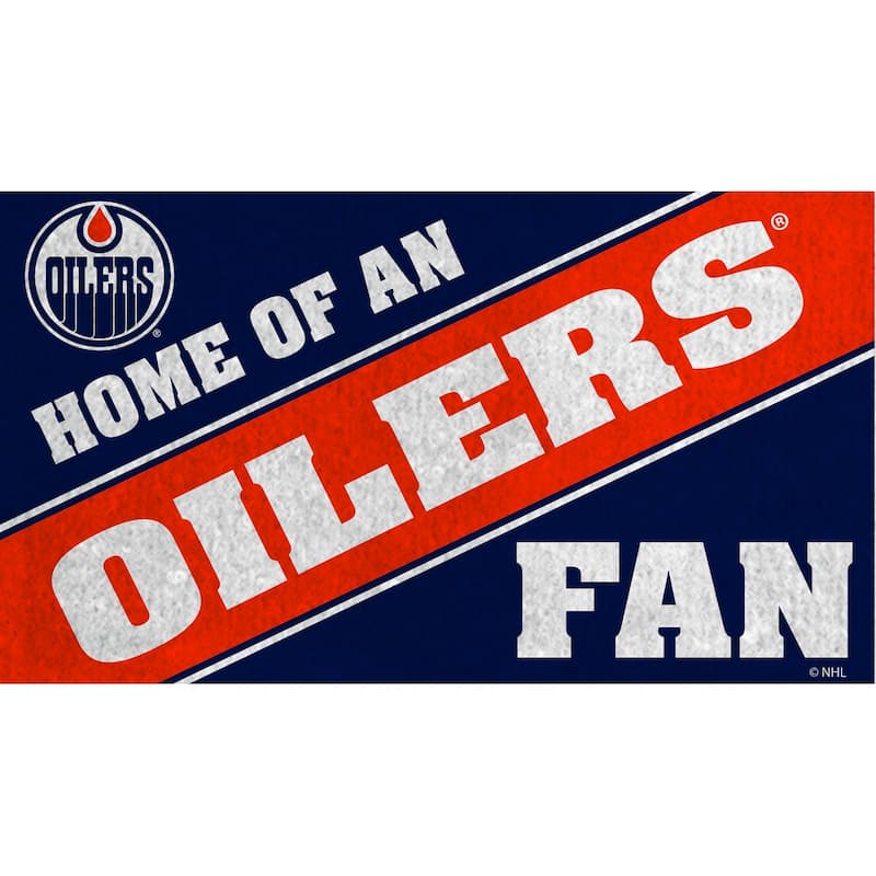 Edmonton Oilers PVC Door Mat