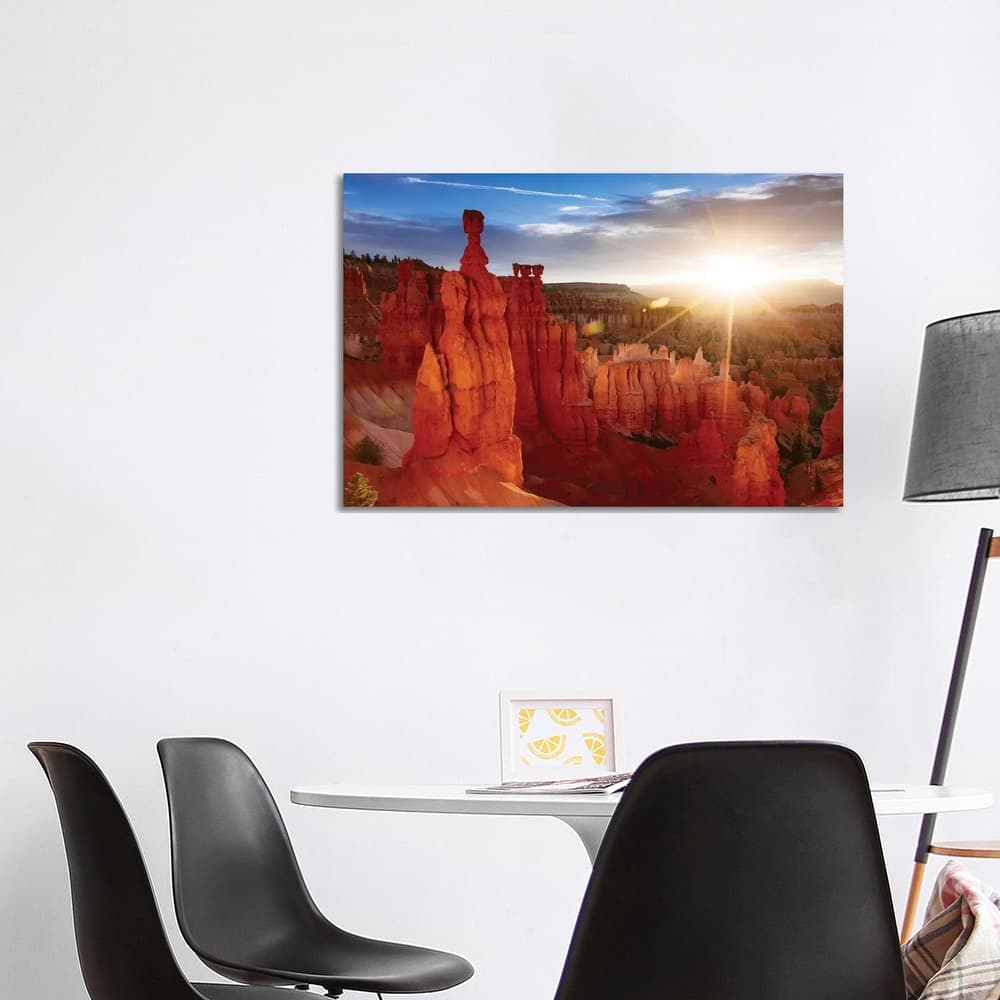 iCanvas "Sunrise, Thor's Hammer, Bryce Canyon National Park, Utah, USA" by Matteo Colombo Canvas Print