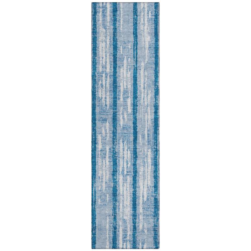 Machine Washable Indoor/ Outdoor Chantille Ombre Stripe Rug