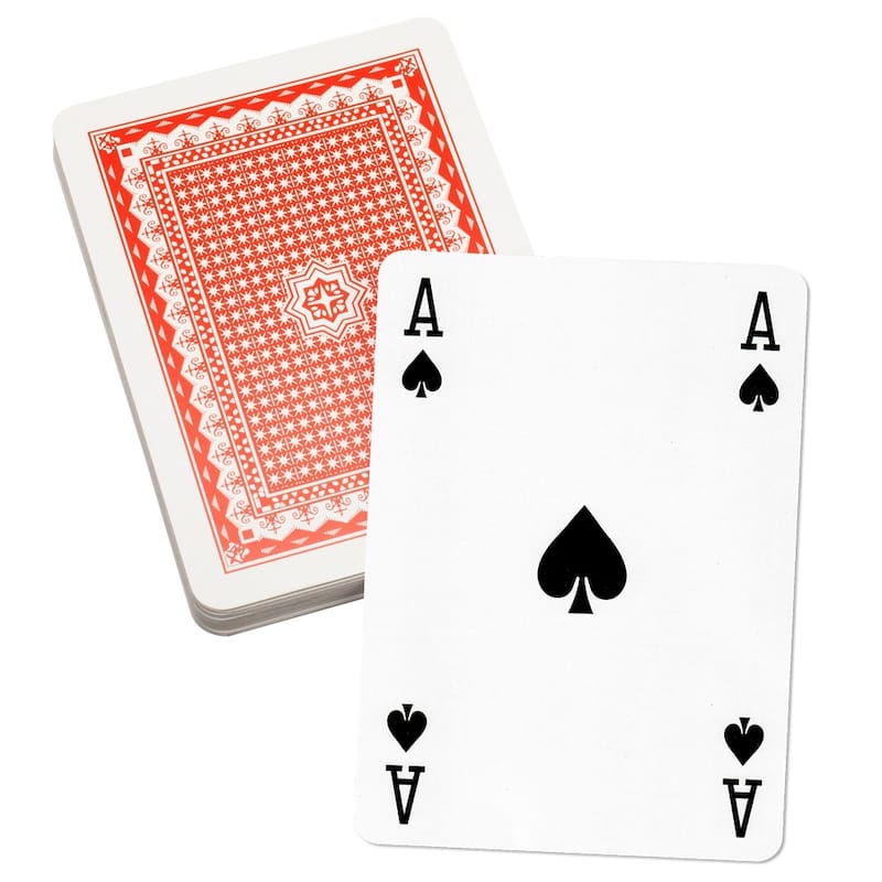 GSE Jumbo Playing Cards, Giant Playing Card Deck, Oversize Large Huge Playing Cards for All Ages - 8"x11"