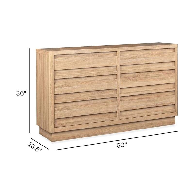 Magnussen Home Brentwood Heights Provincial Brown Double Drawer Dresser