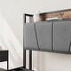 preview thumbnail 22 of 23, Storage Headboard with Charging Station, Solid and Stable, Noise Free