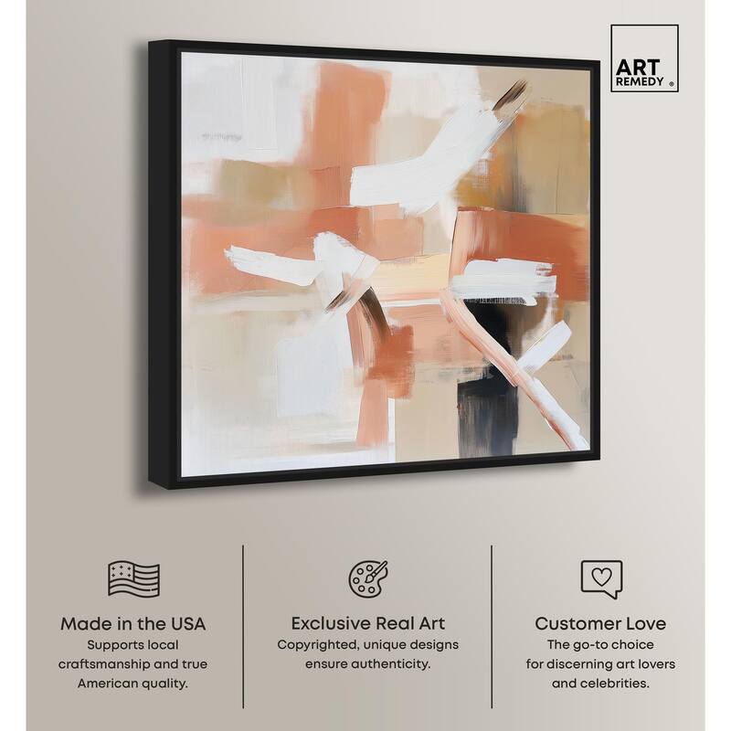 Rose and Rust II Canvas by Art Remedy