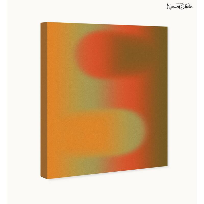 Wynwood Studio Canvas Abstract Bouncing Sideways Red Modern & Contemporary Wall Art Canvas Print