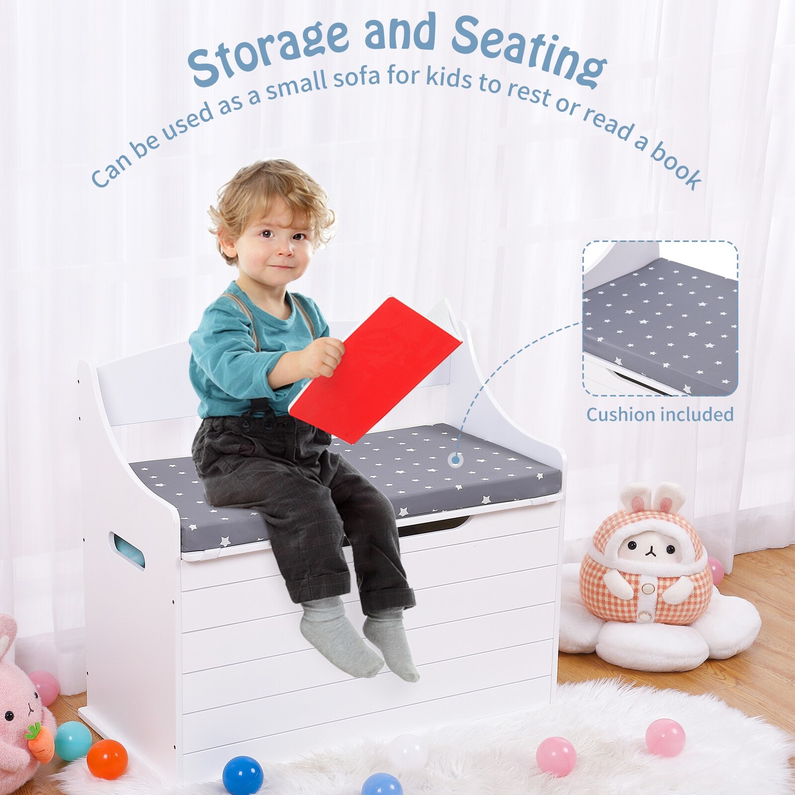 Kidkraft toy box cushion outlet
