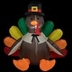 preview thumbnail 6 of 4, Inflatable Turkey Fall Harvest Outdoor Decoration - 6'