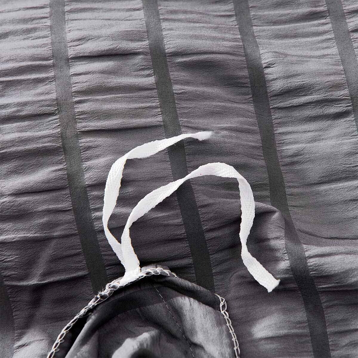 как выглядит Seersucker Duvet Cover Set фото