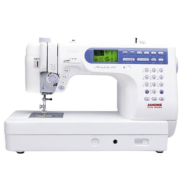 Janome Memory Craft 6500P Refurbished Sewing Machine W/ Bonus Bundle - 18" x 25.5" x 13"