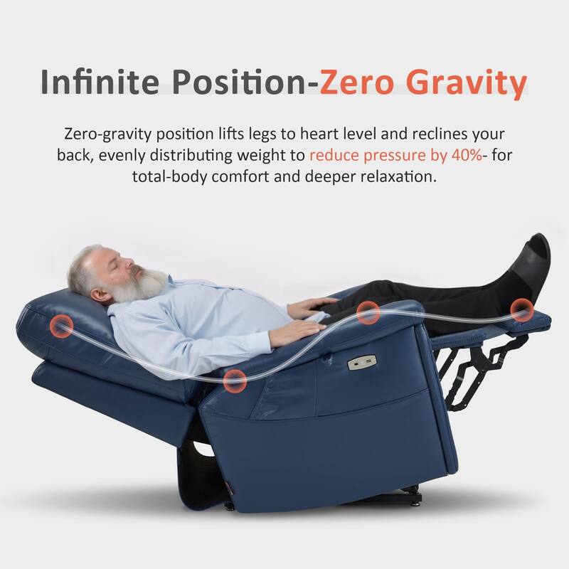 MCombo Heavy Duty Lift Chair for Elderly, Extra Wide Dual Motor Power Lift Recliner 450lbs