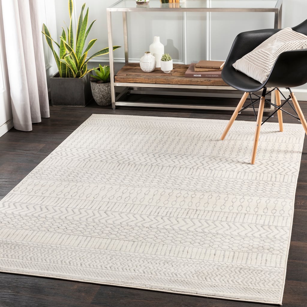 Livabliss Cruz Nordic Nomad Stripe Area Rug