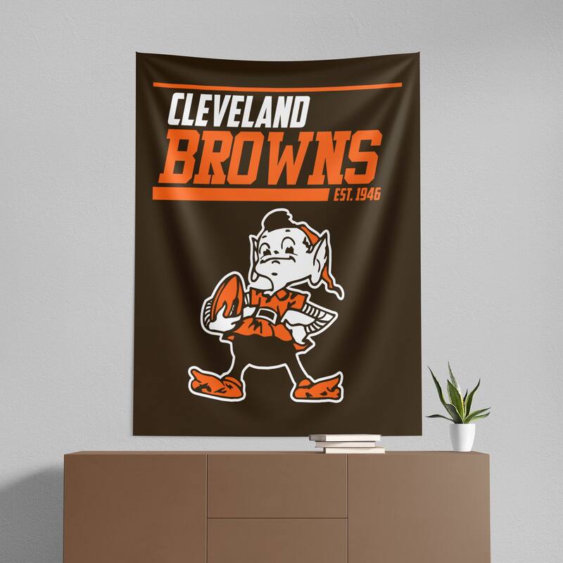 NFL Cleveland Browns 40 YD Dash Legacy Wall Hanging - 50"x60"